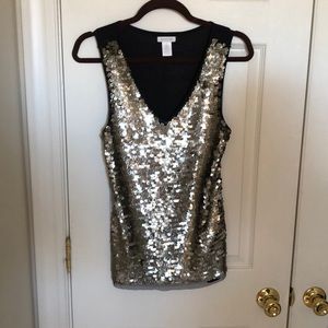 Cache Sequin Tank Top NEW!